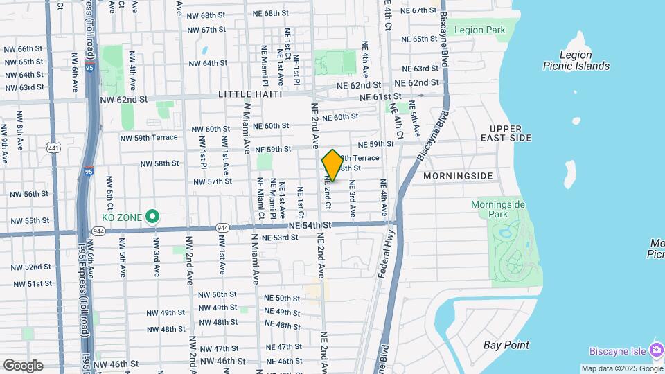225 NE 56th St Map and Location Details