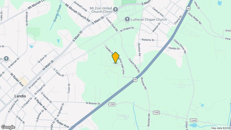 516 Landis Oak Way Map and Location Details