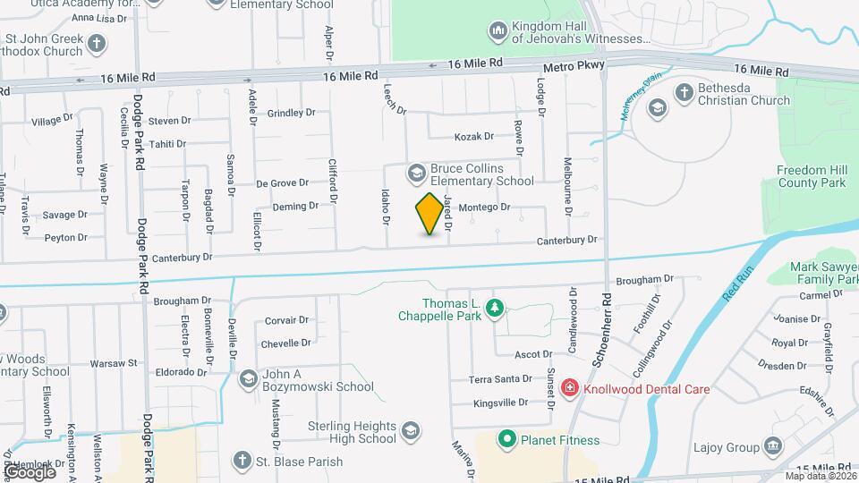 12957 Canterbury Dr Map and Location Details