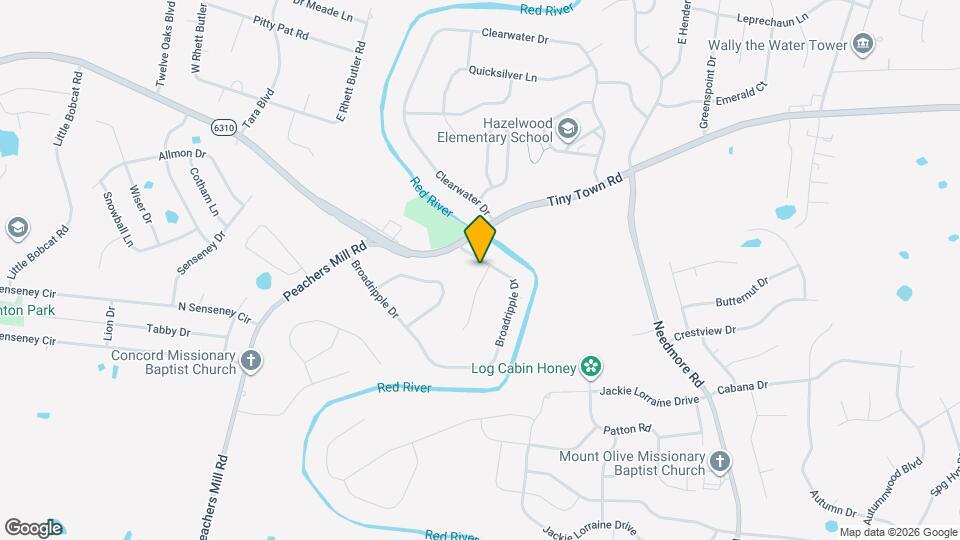 1710 Broadripple Dr Map and Location Details