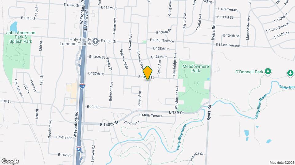 13704 Bennington Ave Map and Location Details