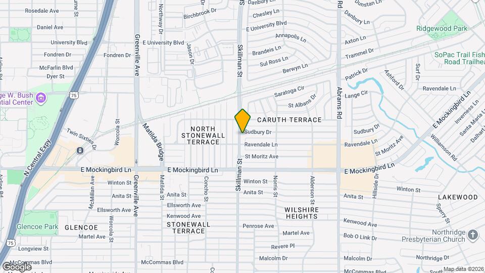 4312 Skillman St Map and Location Details