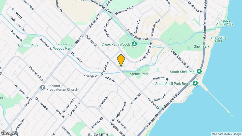 307 Burloak Dr Map and Location Details