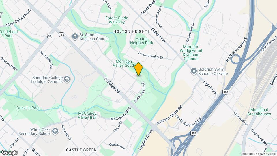 1285 White Oaks Blvd Map and Location Details