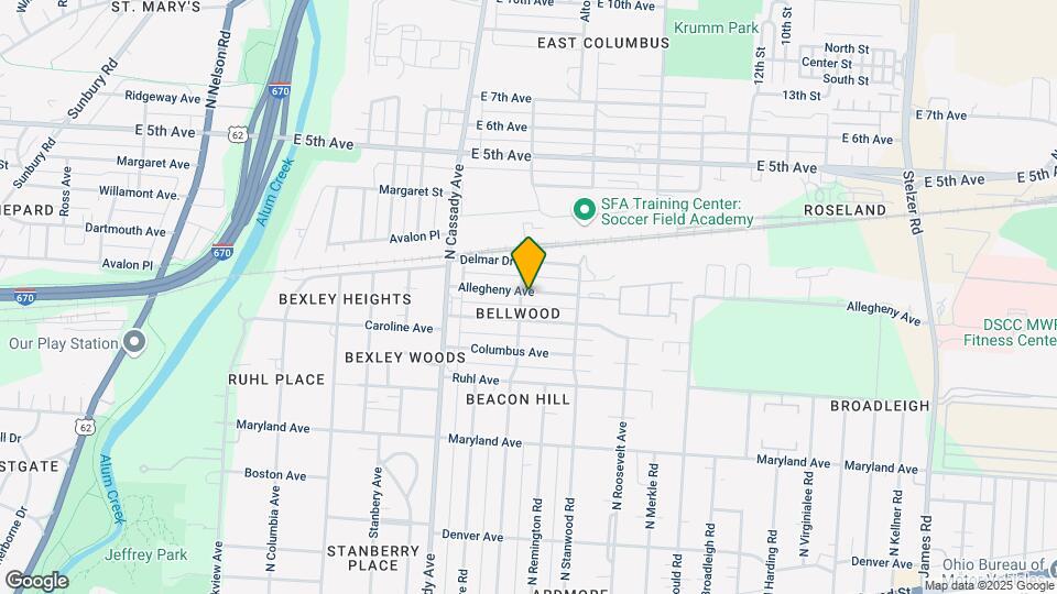2769 Allegheny Ave Map and Location Details
