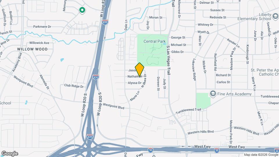 9117 Nathan Dr Map and Location Details