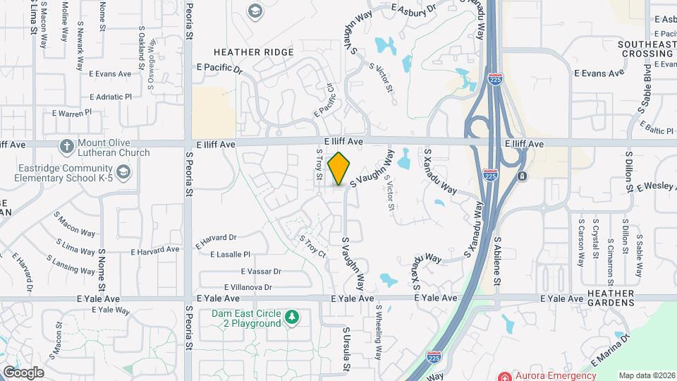 12884 E Dickenson Ave Map and Location Details