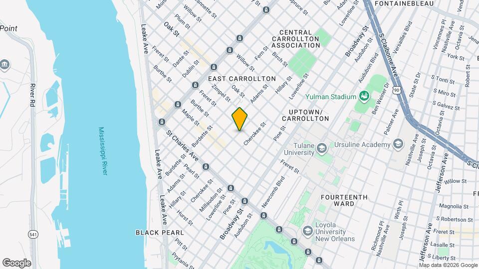 925 Hillary St Mapa y Detalles de la Ubicación