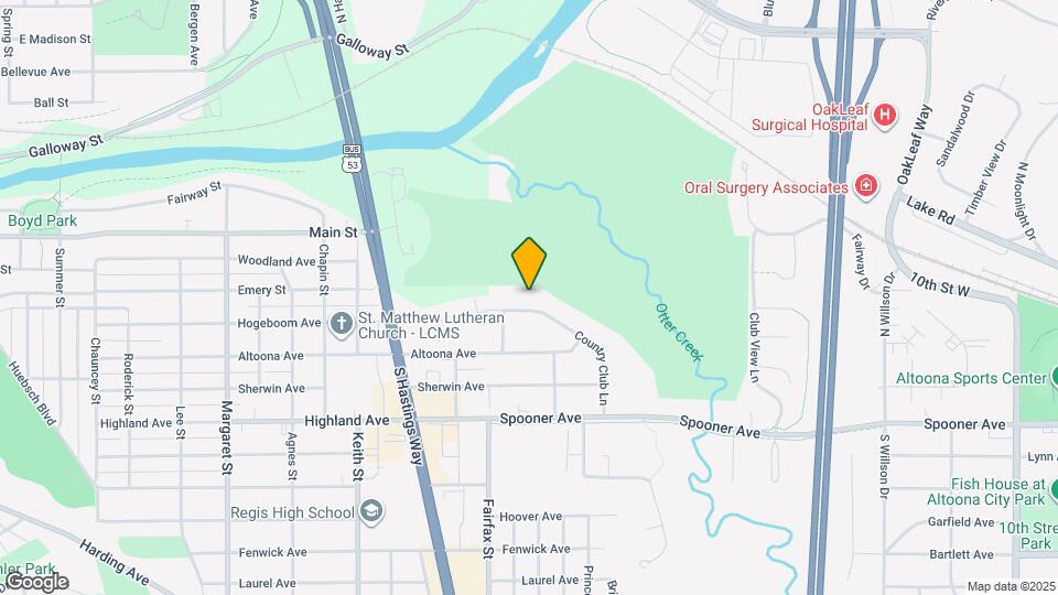 3604 W Country Club Ln Map and Location Details