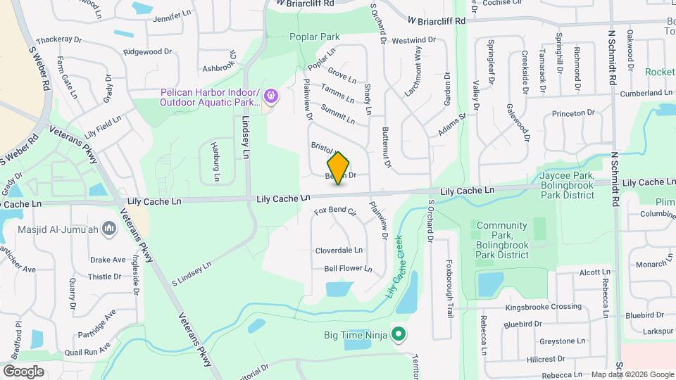 836 Lily Cache Ln Map and Location Details