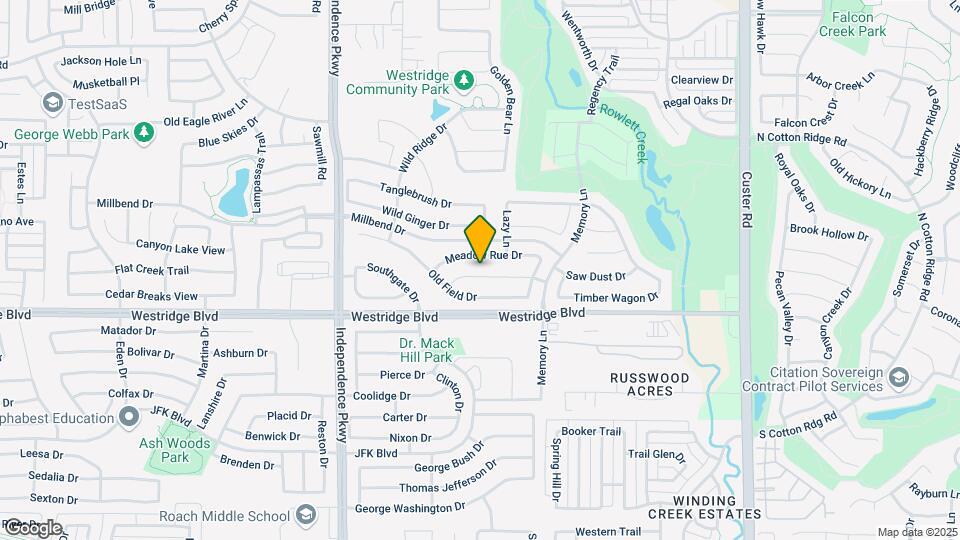 9816 Hedge Bell Dr Map and Location Details