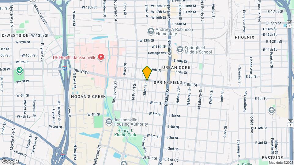 1739 Silver St Map and Location Details