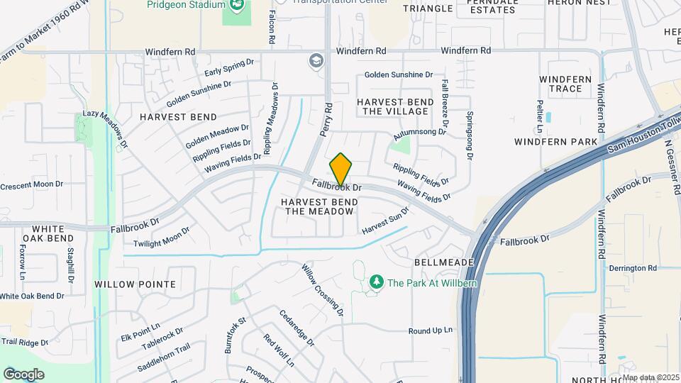 9406 Walnut Glen Dr Map and Location Details