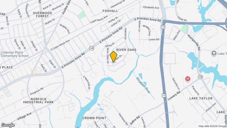 1316 Gabriel Dr Mapa y Detalles de la Ubicación