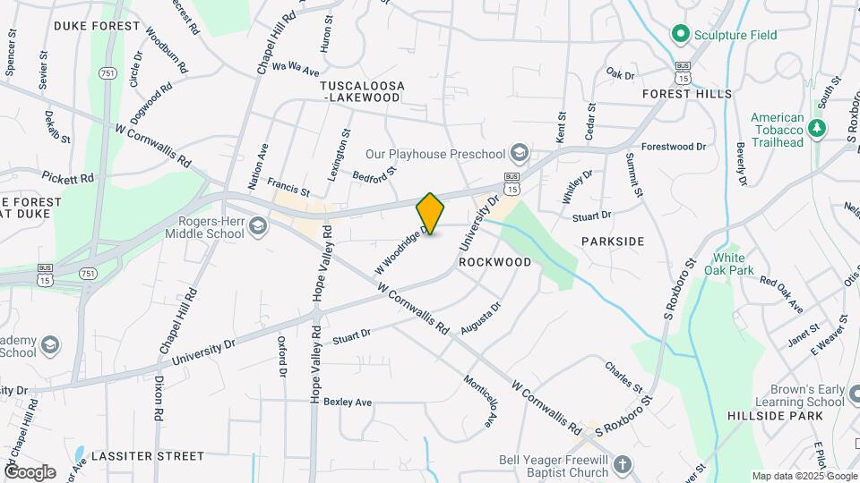 115 W Woodridge Dr Mapa y Detalles de la Ubicación