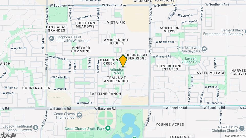 6933 S 37th Dr Map and Location Details