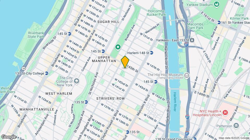 249-259 W 144th St Mapa y Detalles de la Ubicación