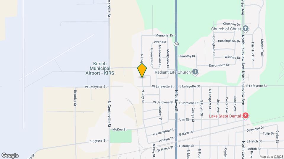 917 N Clay St Map and Location Details