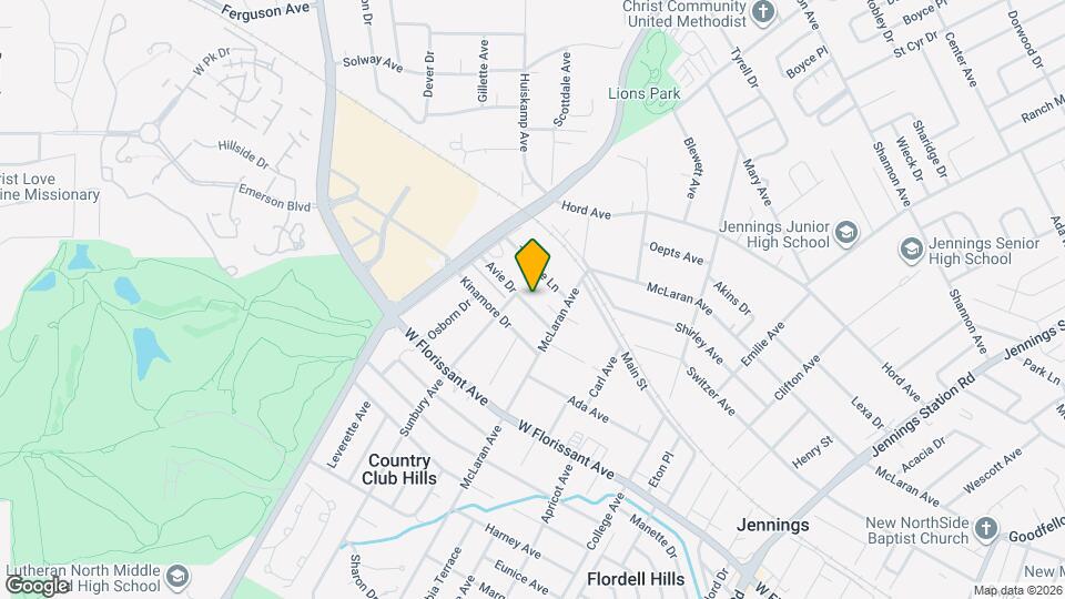 2623 Avie Dr Map and Location Details