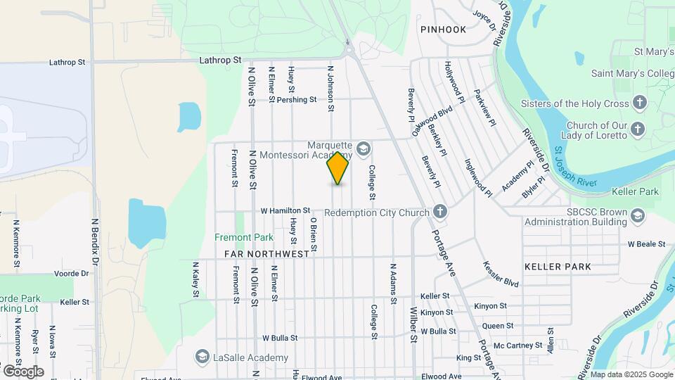 1924 N Johnson St Mapa y Detalles de la Ubicación