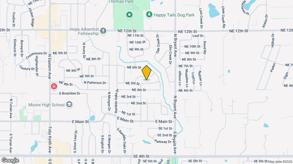1617 NE 5th St Map and Location Details