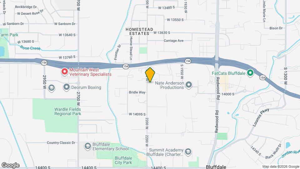 13923 S 2200 W, Unit Basement Map and Location Details