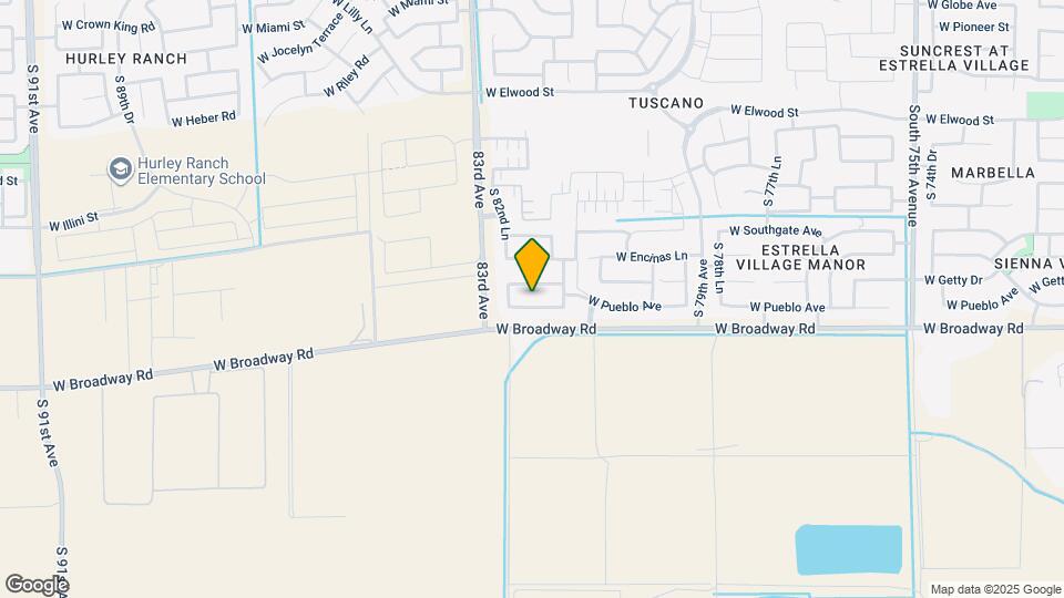 8204 W Pueblo Ave Map and Location Details