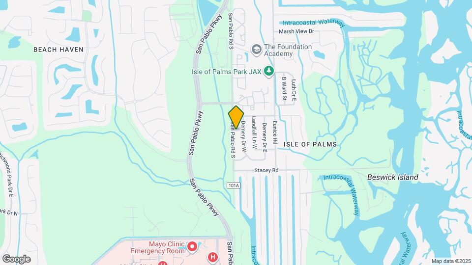 3943 San Pablo Rd S Map and Location Details