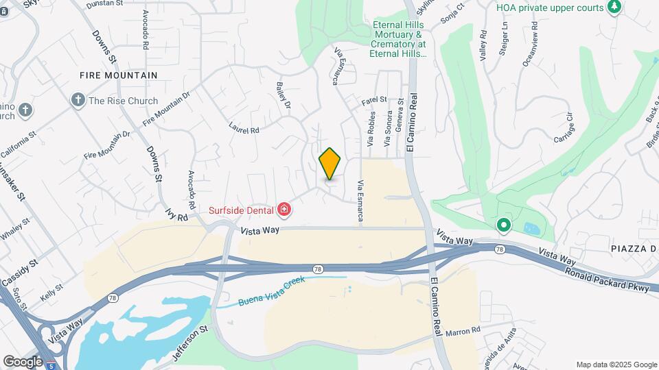 2510 Woodlands Way Mapa y Detalles de la Ubicación