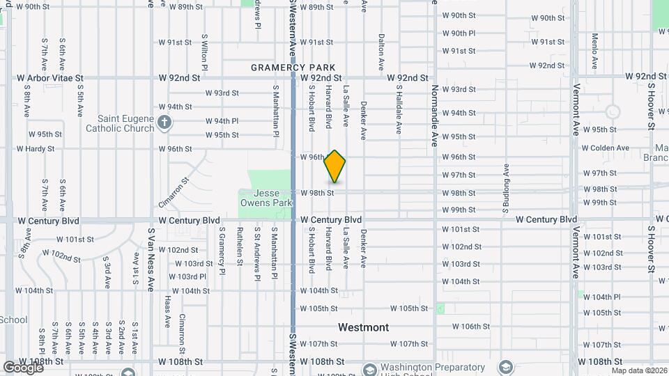 9650 S Harvard Blvd, Unit Studio Mapa y Detalles de la Ubicación