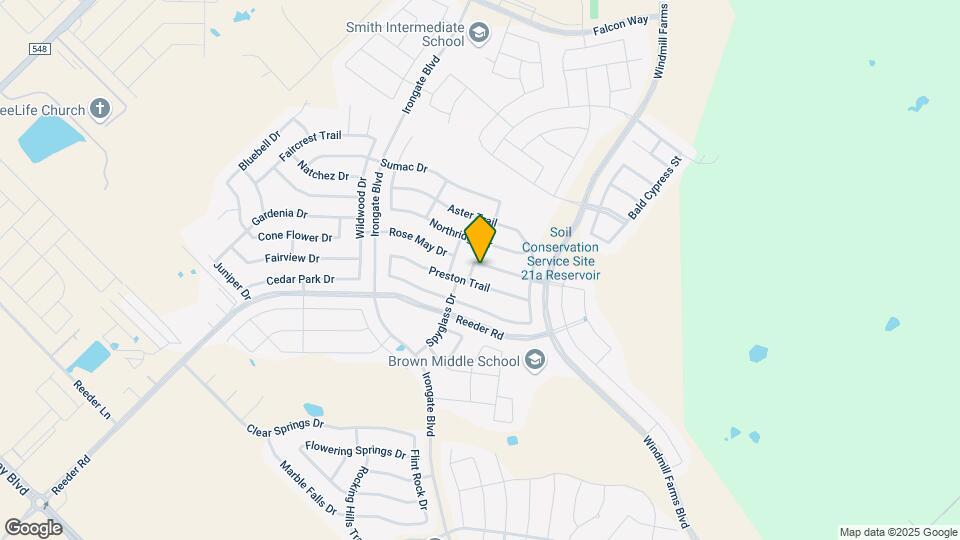 2021 Cobblestone Trail Mapa y Detalles de la Ubicación