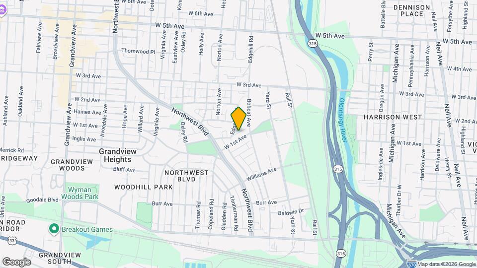 Homes at Grandview Yard Mapa y Detalles de la Ubicación