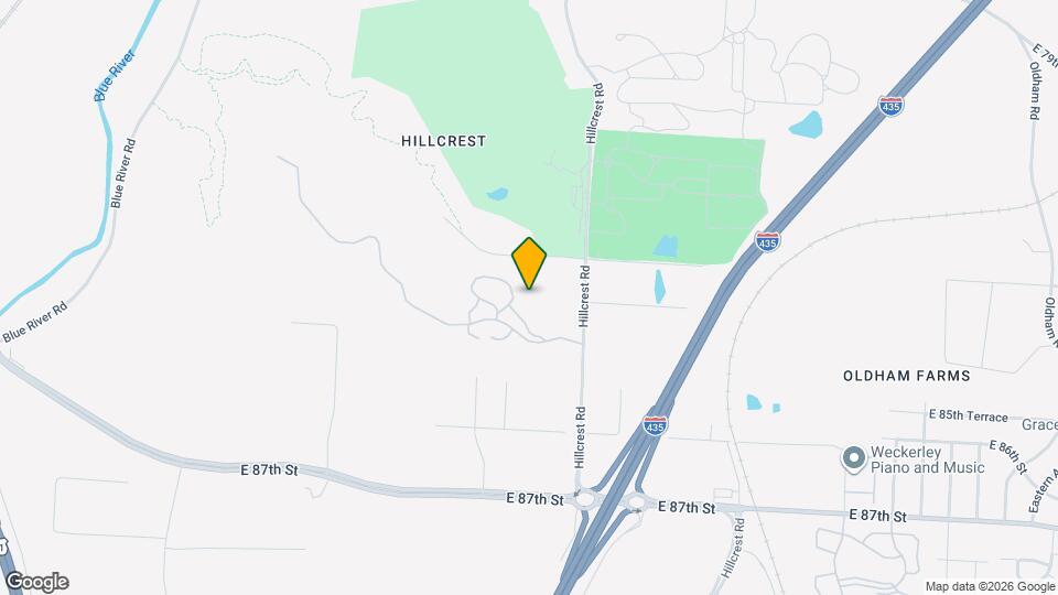 8314 Hillcrest Rd Map and Location Details