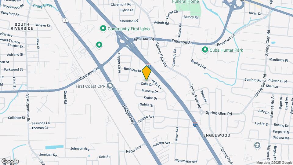 3647 Calla Dr Map and Location Details