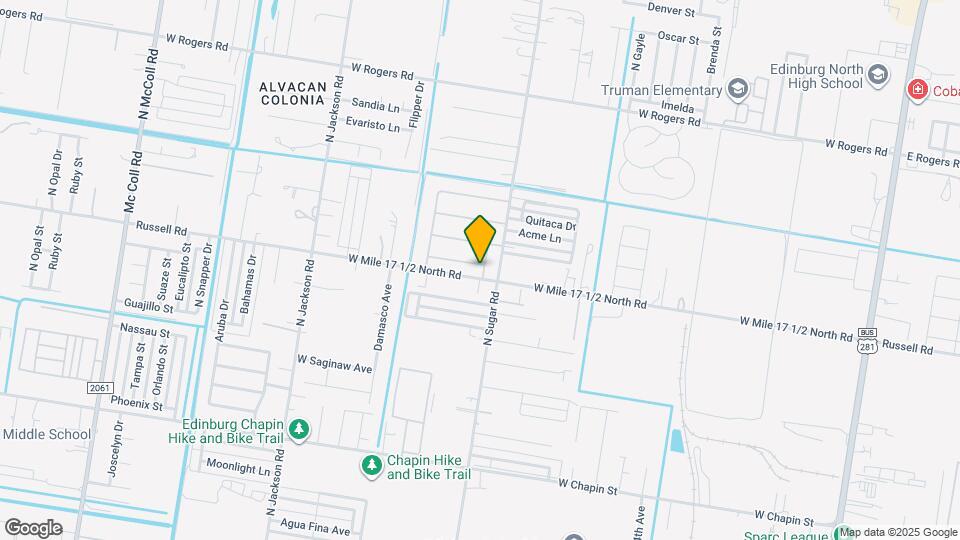 1610 W Broome St Map and Location Details