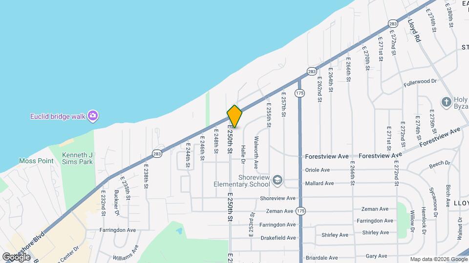 255 E 250th St Map and Location Details