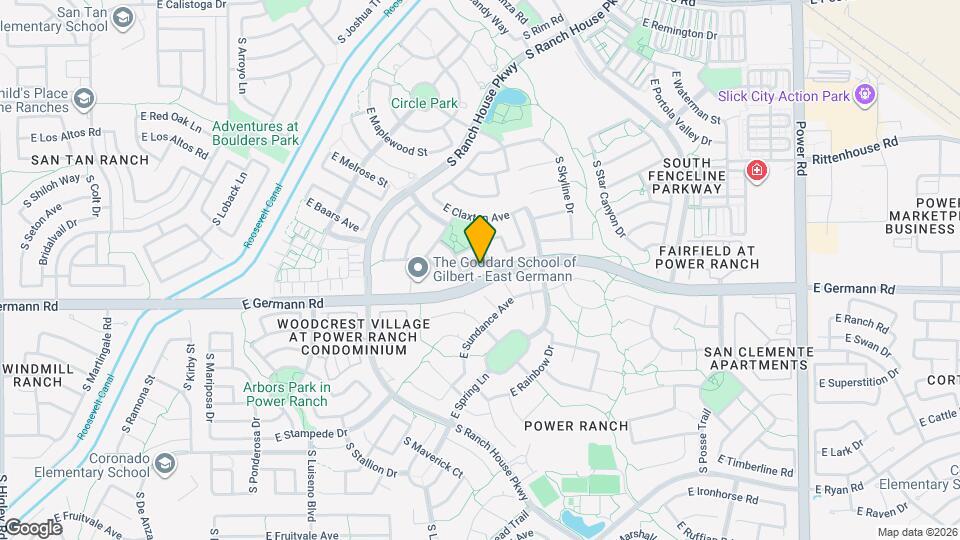 4157 E Santa Fe Ln Map and Location Details