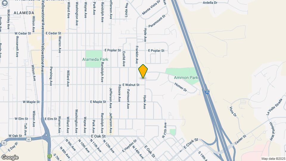425 Hyde Ave, Unit B Map and Location Details