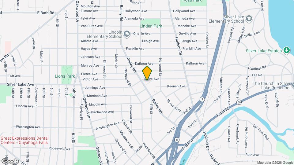 204 Grove Ave Mapa y Detalles de la Ubicación