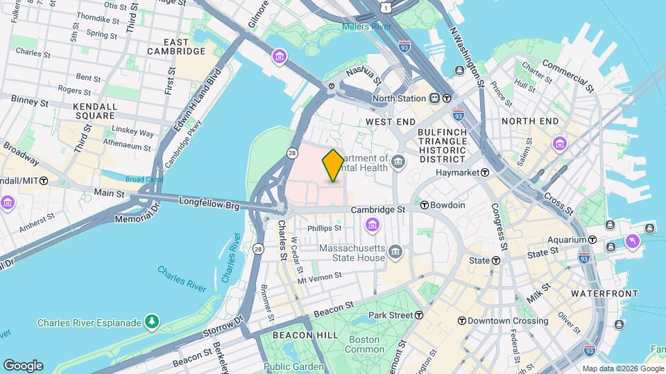 55 Parkman St, Unit 3 Map and Location Details