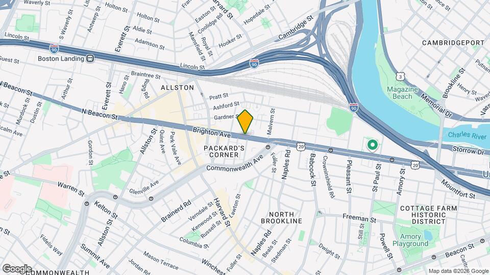 36 Brighton Ave Map and Location Details