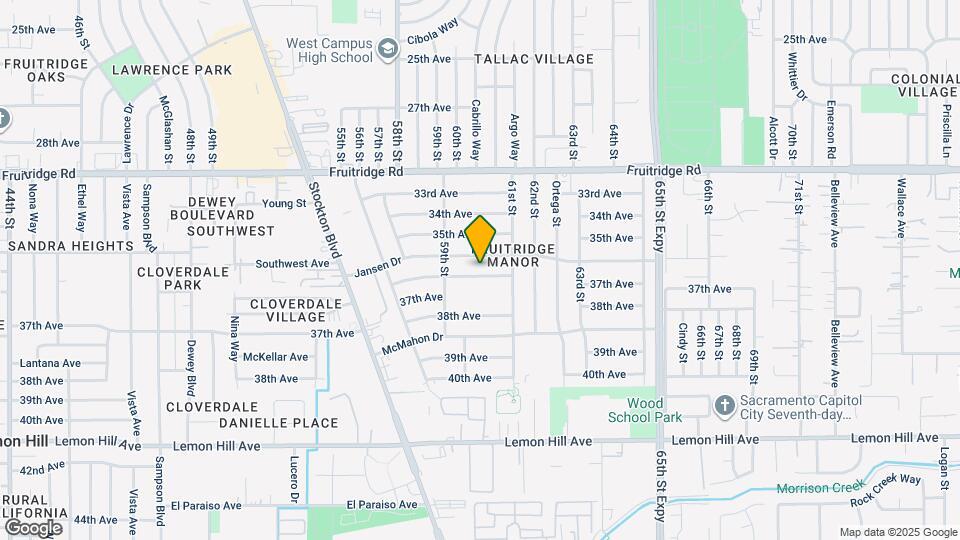 6039 36th Ave Mapa y Detalles de la Ubicación