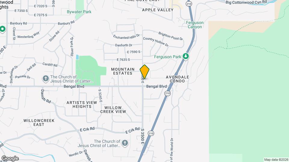 7765 S 3500 E, Unit 7765 Unit B Map and Location Details