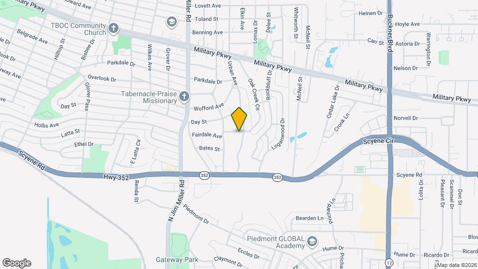 3331 Urban Ave Map and Location Details