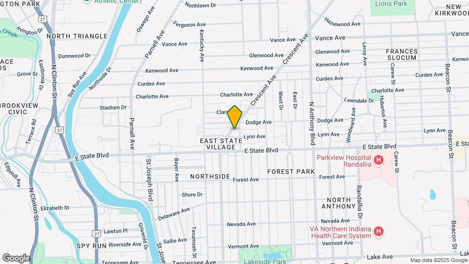 2418 Crescent Ave Mapa y Detalles de la Ubicación