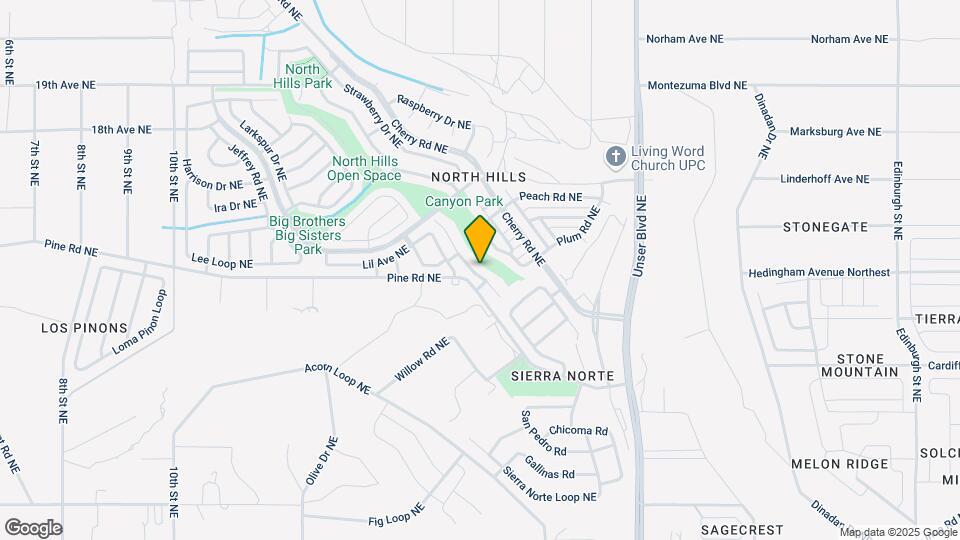1630 Perma Dr NE Map and Location Details