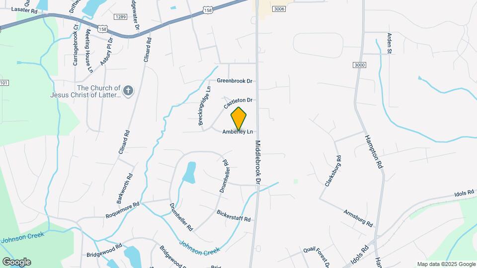 6714 Amberley Ln Map and Location Details