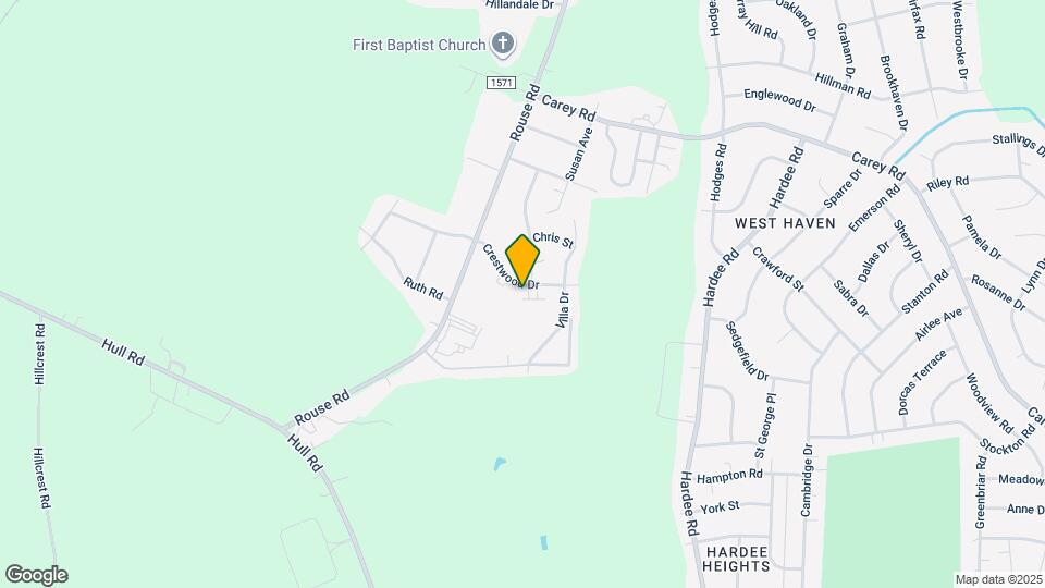 3208 Crestwood Dr, Unit A Map and Location Details