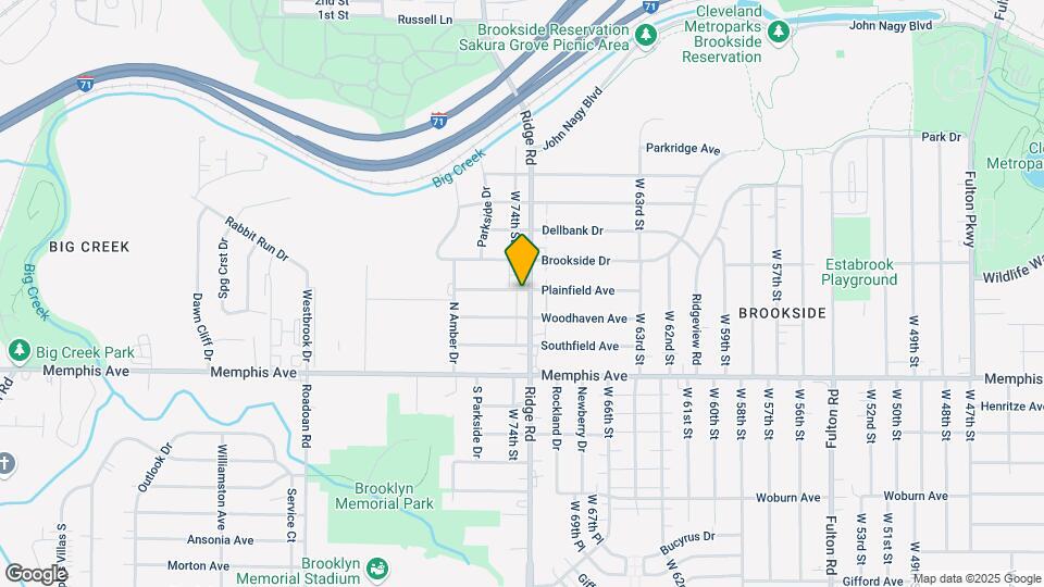 4186 Ridge Rd Map and Location Details