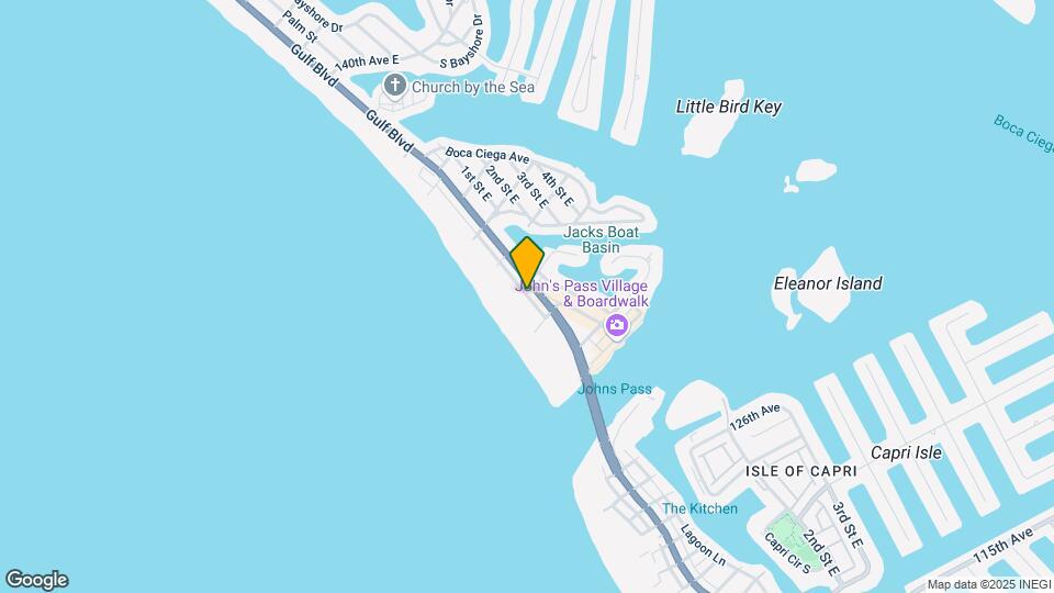 13047 Gulf Ln Map and Location Details